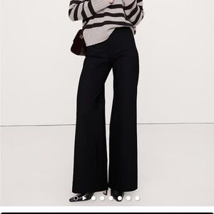 Banana Republic Classic Black Wide-Leg Pants